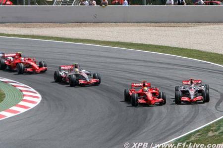 BARCELONE : la lutte s'est poursuivie... sans Kimi